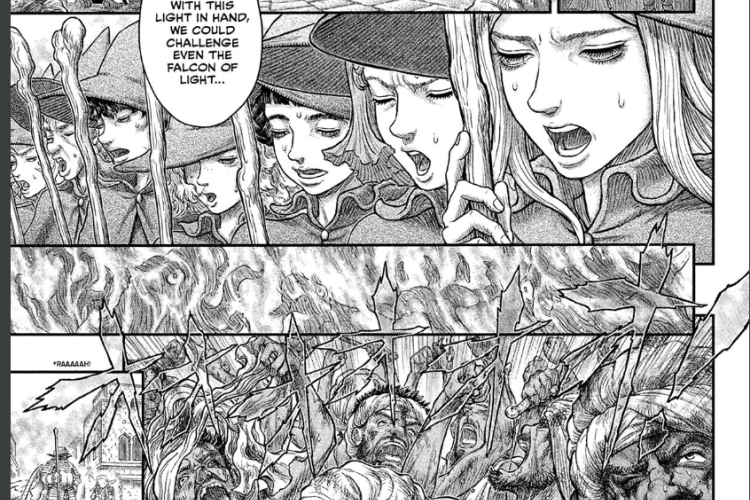 Spoilers RAW Manga Berserk Capítulo 381 en Español, ¡Soldados, preparados para la guerra!